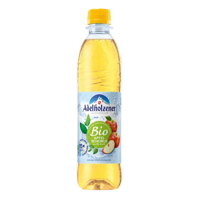 Adelholzener-Bio-Apfelschorle Adelholzener Bio Apfelschorle 12 x 0.5L - Organic Apple Sparkling Drink