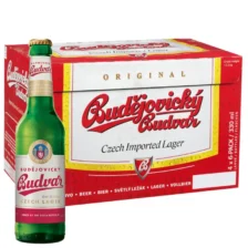Budweiser Budvar 24 x 0.33L - Original Czech Premium Pilsner