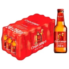 Cruzcampo Pilsener - Spanish Lager Beer 24 x 0.25L