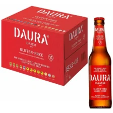 Daura Damm Gluten-Free Lager Beer - 24 x 330ml Bottles