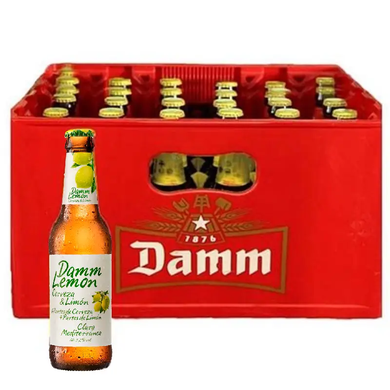 Estrella Damm Lemon Radler Damm Lemon 24 × 0.33L - Spanish Lemon Radler Case
