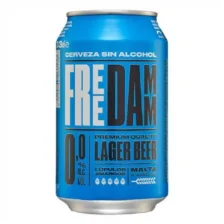 Free Damm Alcohol-Free Lager Beer 0.0% - Gluten-Free - 24 x 0.33L Cans