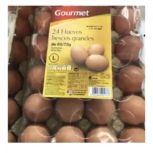 Gourmet Fresh Eggs Size L – 24 Pieces (63-73g each)