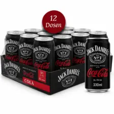 Jack Daniel's Cola Ready-to-Drink – 12 × 0.33 L Can