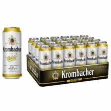 Krombacher Radler German Beer Mix – 24 × 0.5 L Can