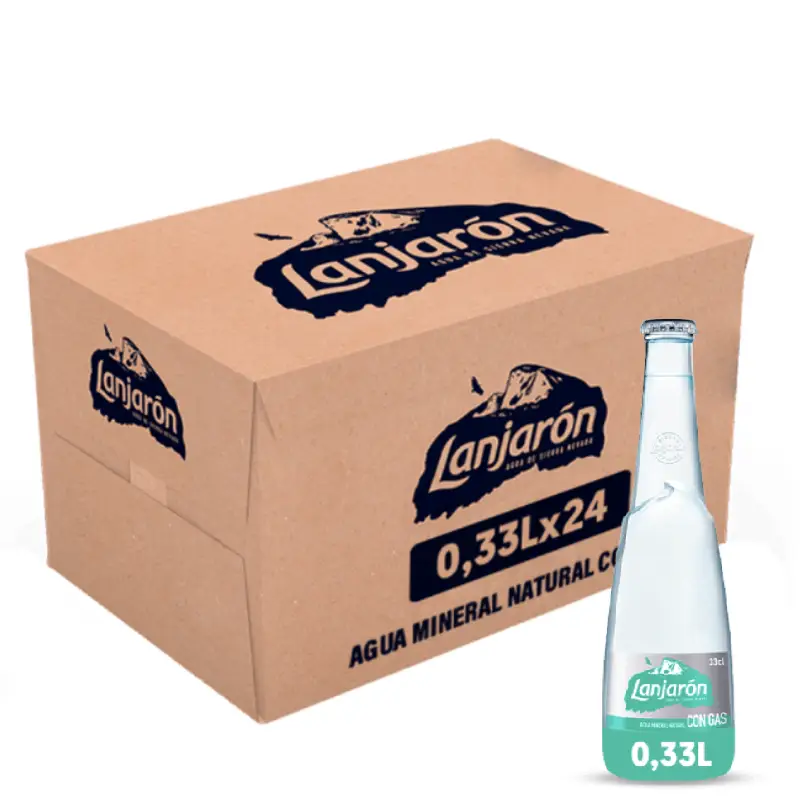 Lanjaron mit Kohlensaure Glas 24 x 0,33 Liter einweg Lanjaron Mit Kohlensaure Glas 24 X 0,33 Liter Einweg