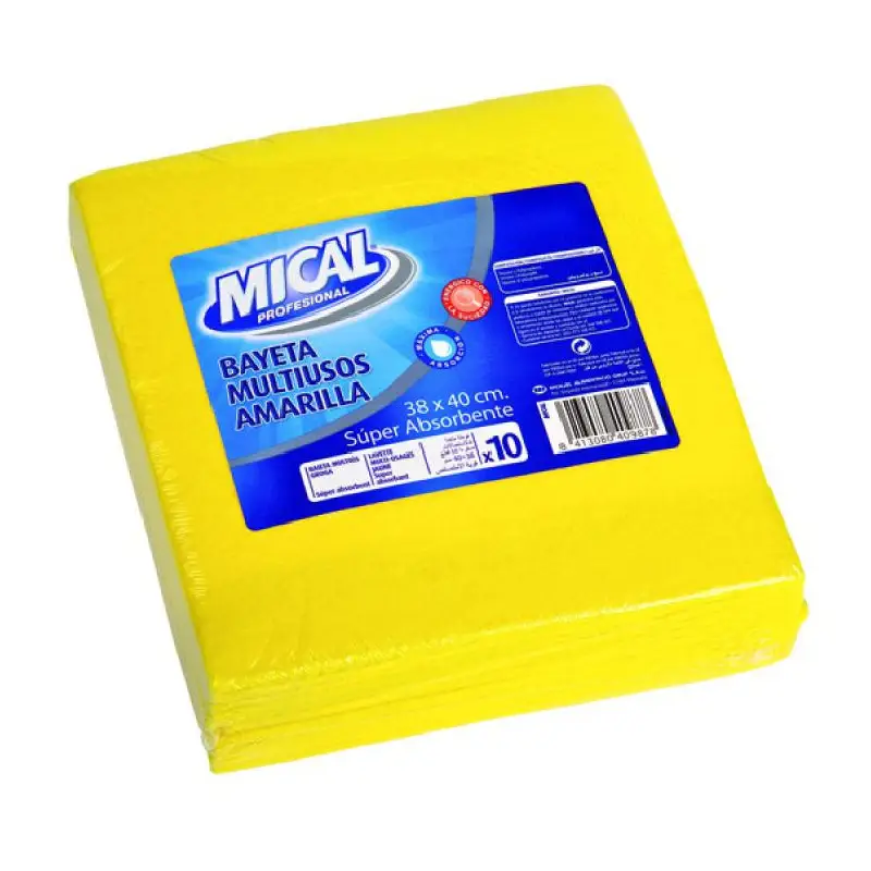 Mehrzwecktücher Gelb Mical Profi (10 Stk.) Mehrzwecktücher Gelb Mical Profi (10 Stk.)