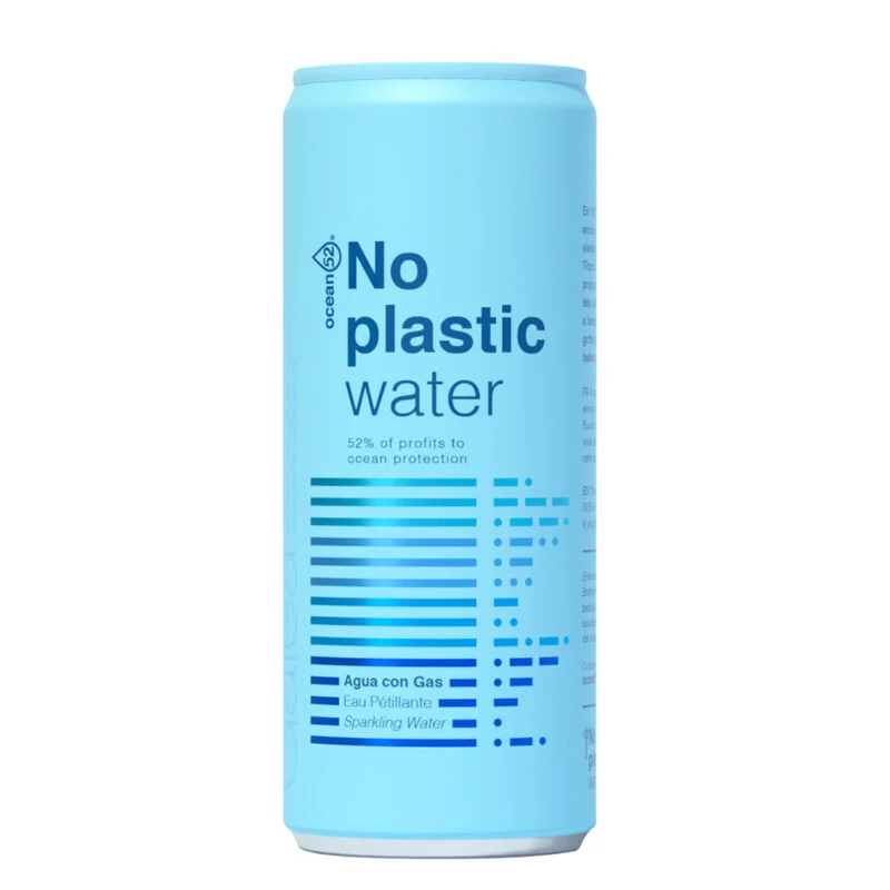 No plastic water aqua ocean Ocean 52 Sparkling Water 24 x 0.33L - Premium Carbonated Water