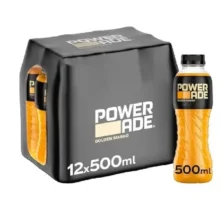 Powerade Citrus Amarillo 12 x 0.5L - Isotonic Sports Drink