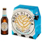 Rosa Blanca Lager Beer – 24 × 0.25 L Glass