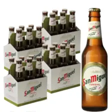 San Miguel Especial Gluten-Free Beer 24 × 0.33L Glass Bottles