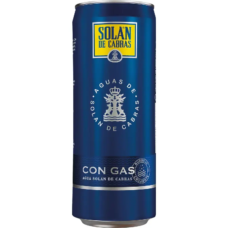 Solán de Cabras Agua mineral Solán de Cabras 33 cl Solan De Cabras Sparkling Water – 24 × 0.33 L Can