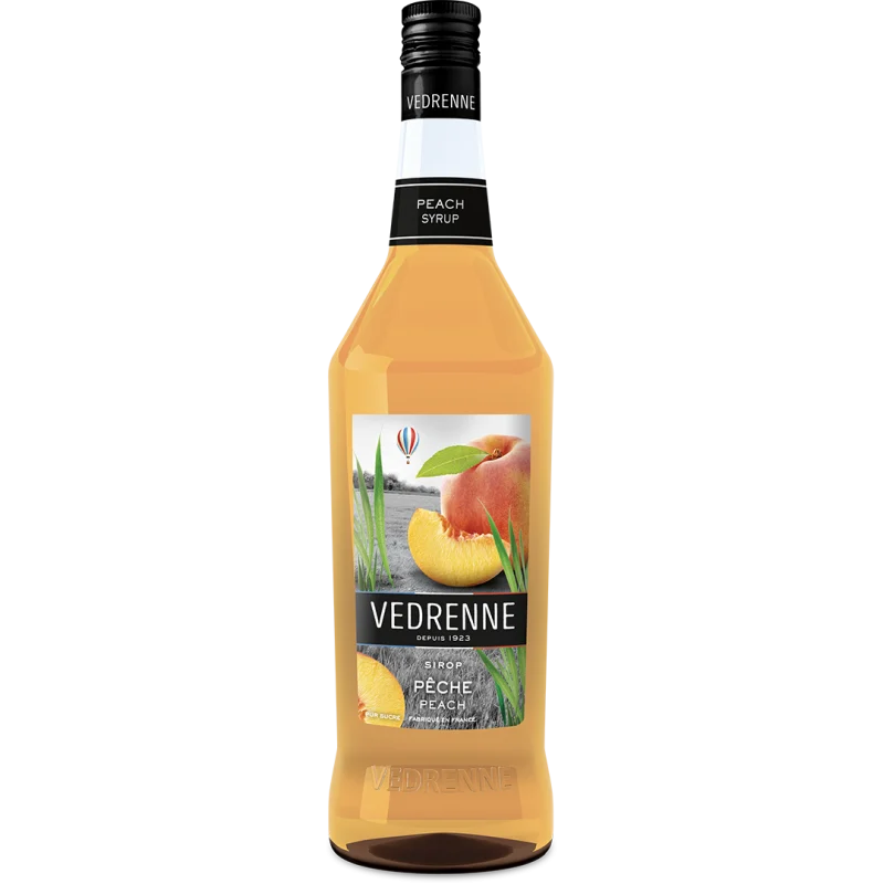 Verdrenne peach sirup Vedrenne Peach Syrup 1 Liter