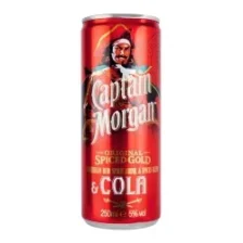 CAPTAIN MORGAN Spiced Rum & Cola - 12x 0.25L Cans