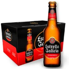 Estrella Galicia Beer 24x0.33L Glass Bottles
