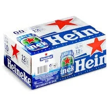 Heineken 0.0 Non-Alcoholic Beer - 12 x 330ml Cans