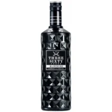 THREE SIXTY Black Edition Premium Vodka 1L - 42% Vol