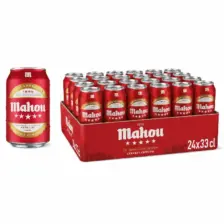 Mahou 5 Sterne Helles Beer – 24 × 0.33 L Can