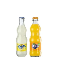 Fanta Orange & Lemon Mixed Case - 24 Bottles (0.35L & 0.237L)