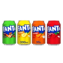 Fanta Soda Cans 24x0.33L / 12 x 0,25L - 7 Refreshing Flavors