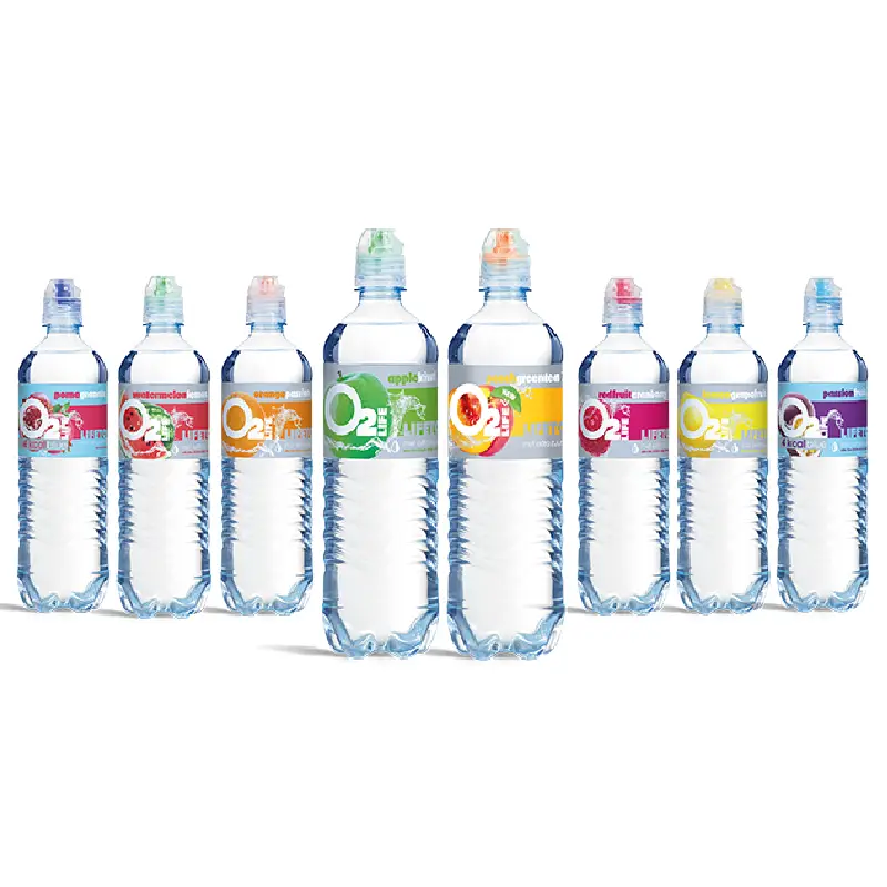 O2 life Wasser, Variante O2 Life Flavored Water – 6 x 0.75L Pack