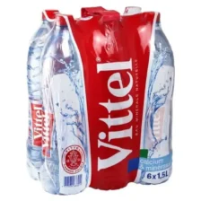Vittel Natural Mineral Water – 6 × 1.5 L