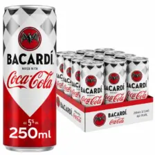 Bacardí Rum & Cola Mixed Drink – 12 × 0.25 L