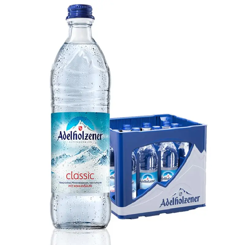Adelholzener Classic Mineralwasser 12x0,75L Kasten Adelholzener Classic Mineral Water 12x0.75L Case