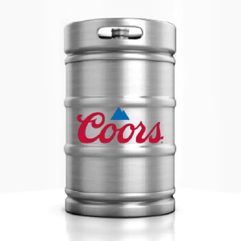 Coors Bierfass 30L - Premium Edelstahl Party Fass Coors Beer Keg 30L - Premium Stainless Steel Party Keg