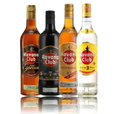 Havana Club Rum Assortment 4 Bottles Premium Cuban