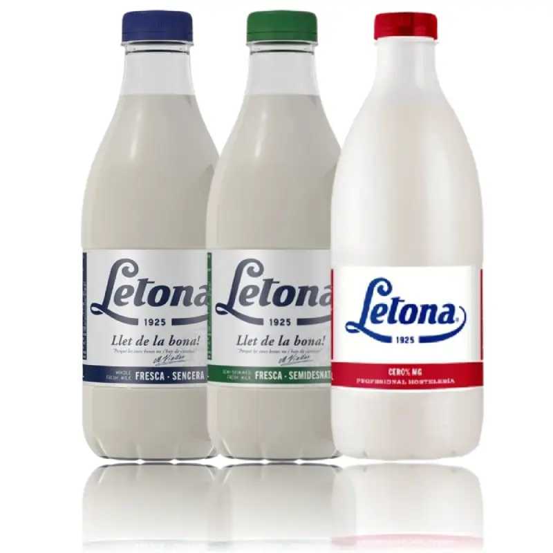 Letona Frische Milch 6x1,5L – Mallorca Letona Fresh Milk – Traditional Mallorcan Milk 6x1.5L