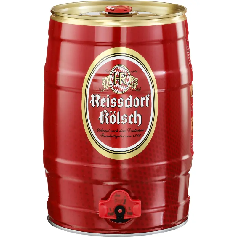 Reissdorf Kölsch 5 Liter Partyfass Reissdorf Kölsch 5 Litre Party Keg